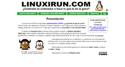 Desktop Screenshot of linuxirun.com